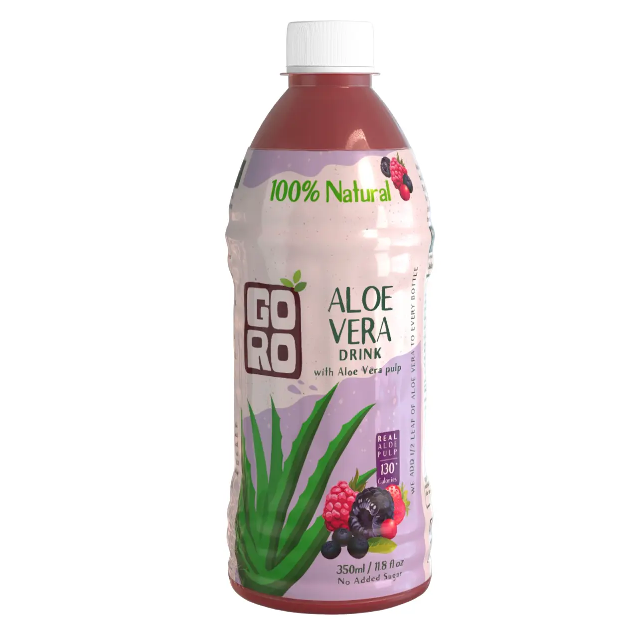 Buy Goro Drink Aloe Vera Natural Mixed Berries with Pulp 350 ml | Ninja  Saudi Arabia