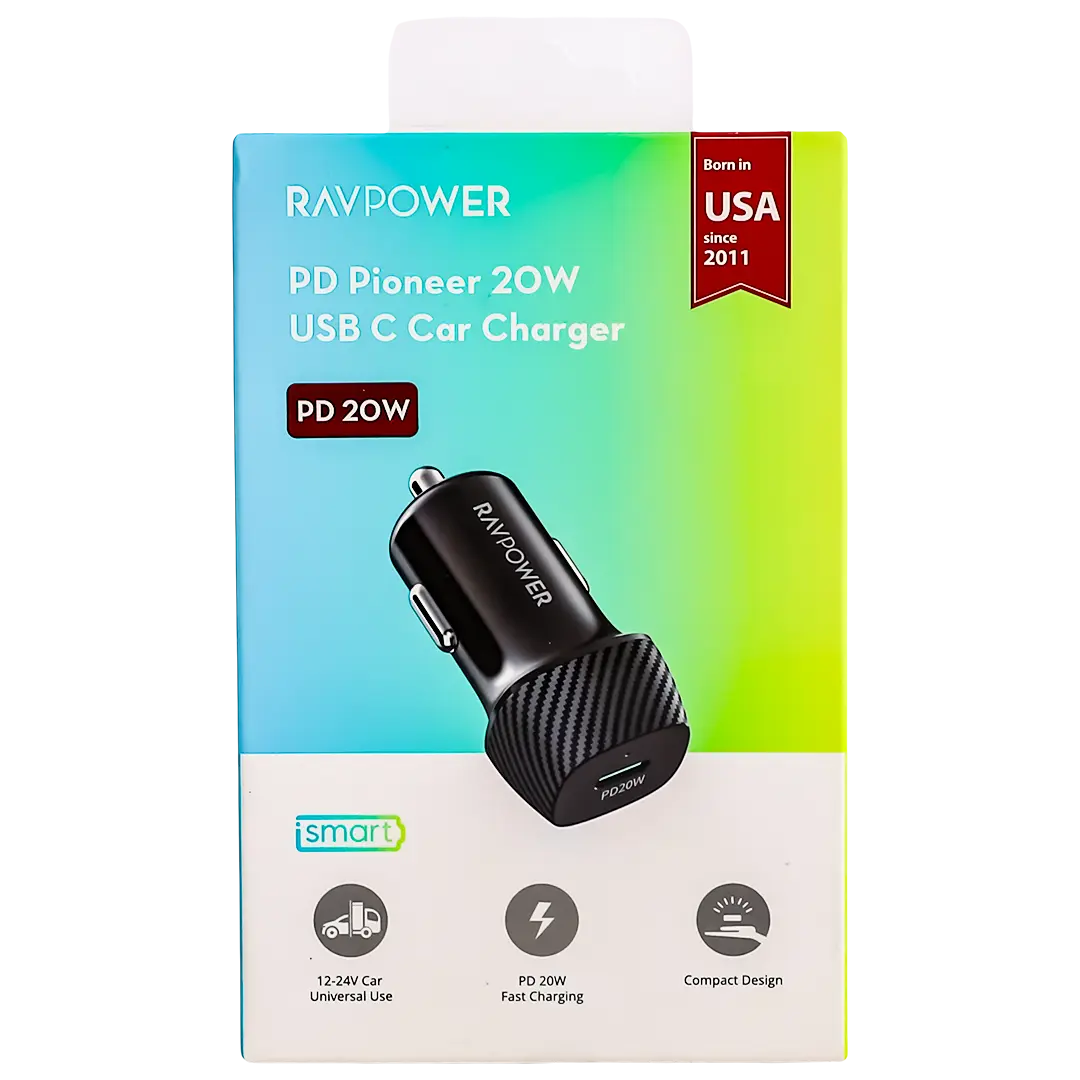Ravpower 20W 1 Cport Car Charger Black Global Version - view 3