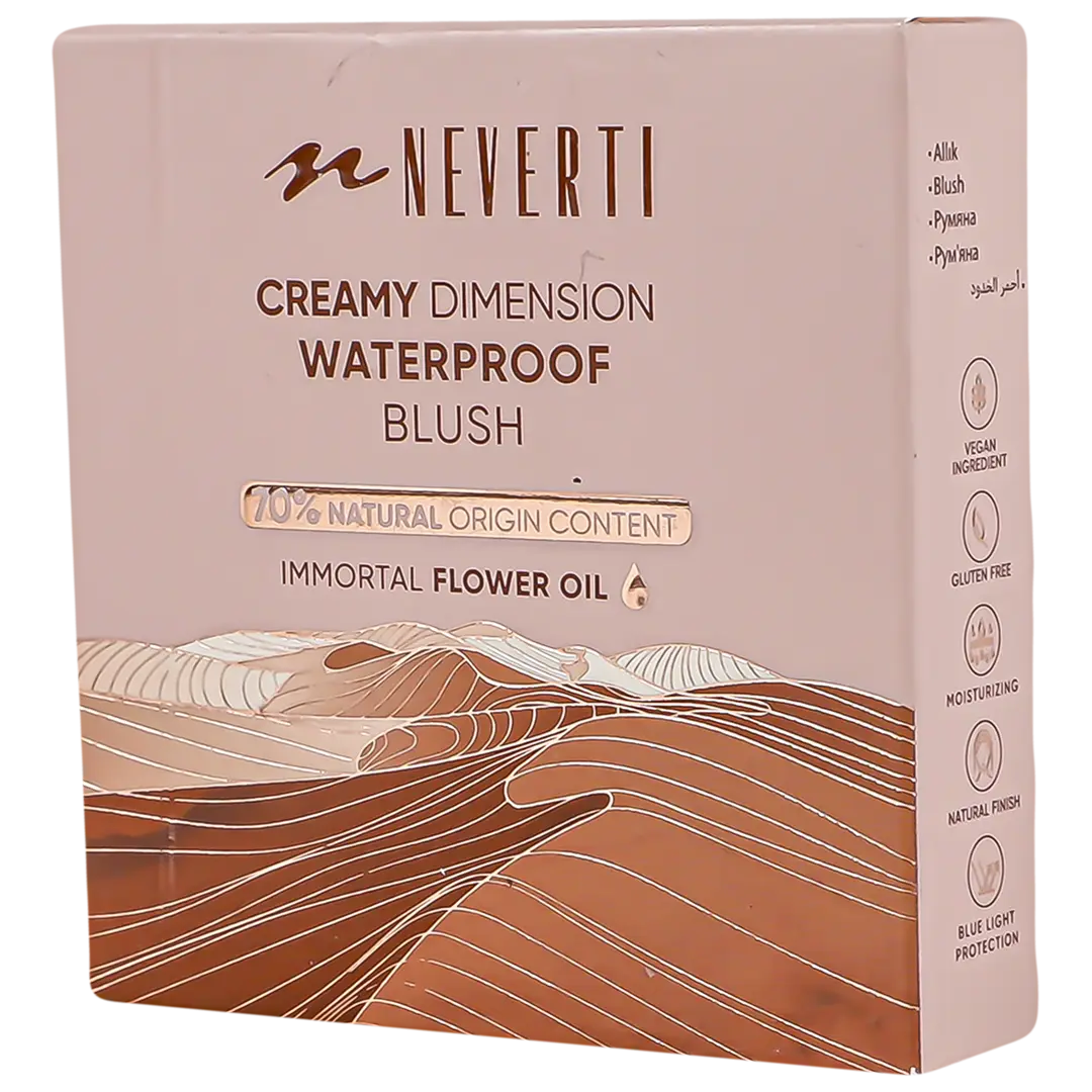 Neverti Creamy Dimension Waterproof Blush Frosted Pink 001 - view 2