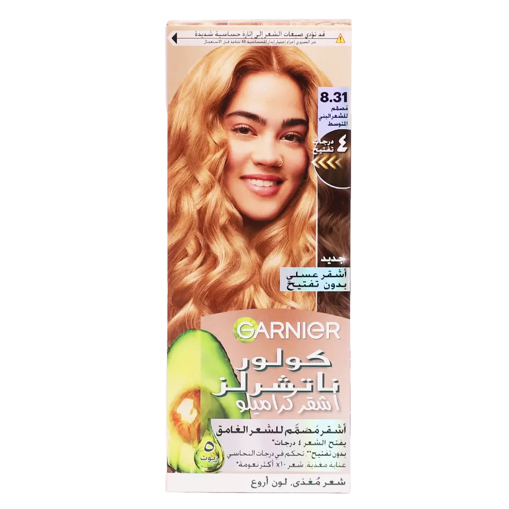 Garnier Color Naturals Caramelo Blonde Honey Blonde 8.31 Blonde for Dark Bases - view 2
