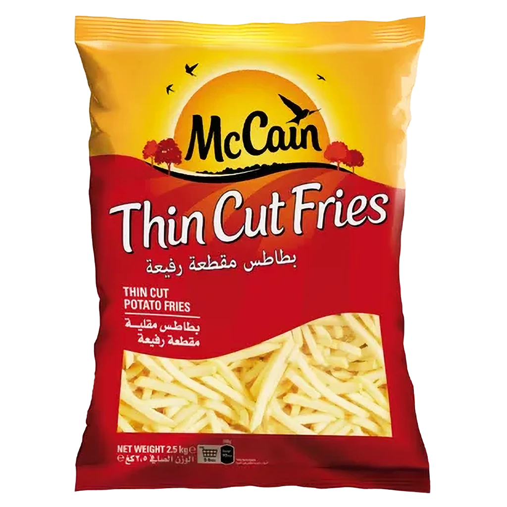  Mccain Thin Cut Potato 2.5 kg