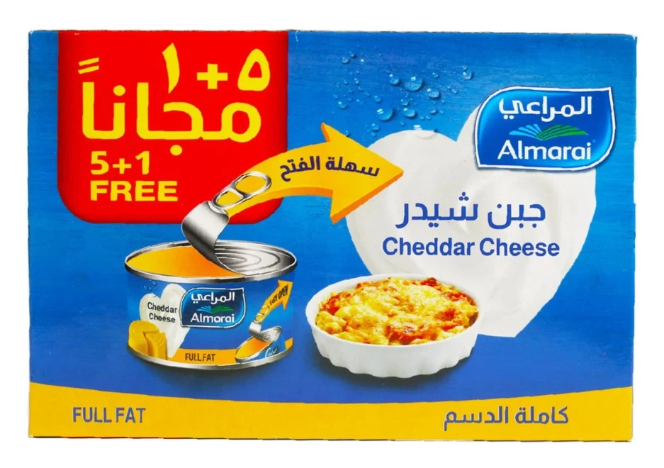 Almarai Tin Cheese Full Fat 113GmX6