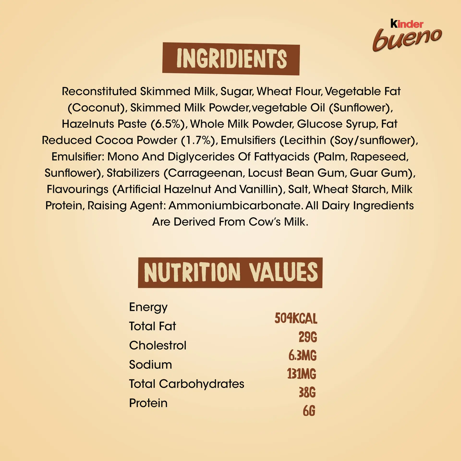  KINDER BUENO ICE CREAM  CON 90 ml - view 5