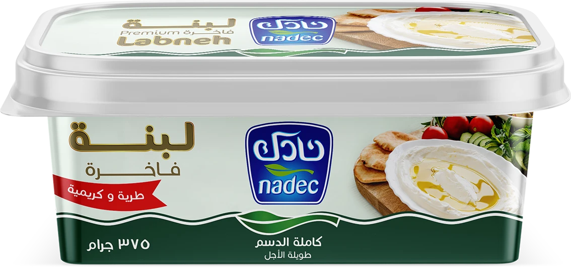 Nadec Premium Labneh Full Fat Long Life 375 Gm