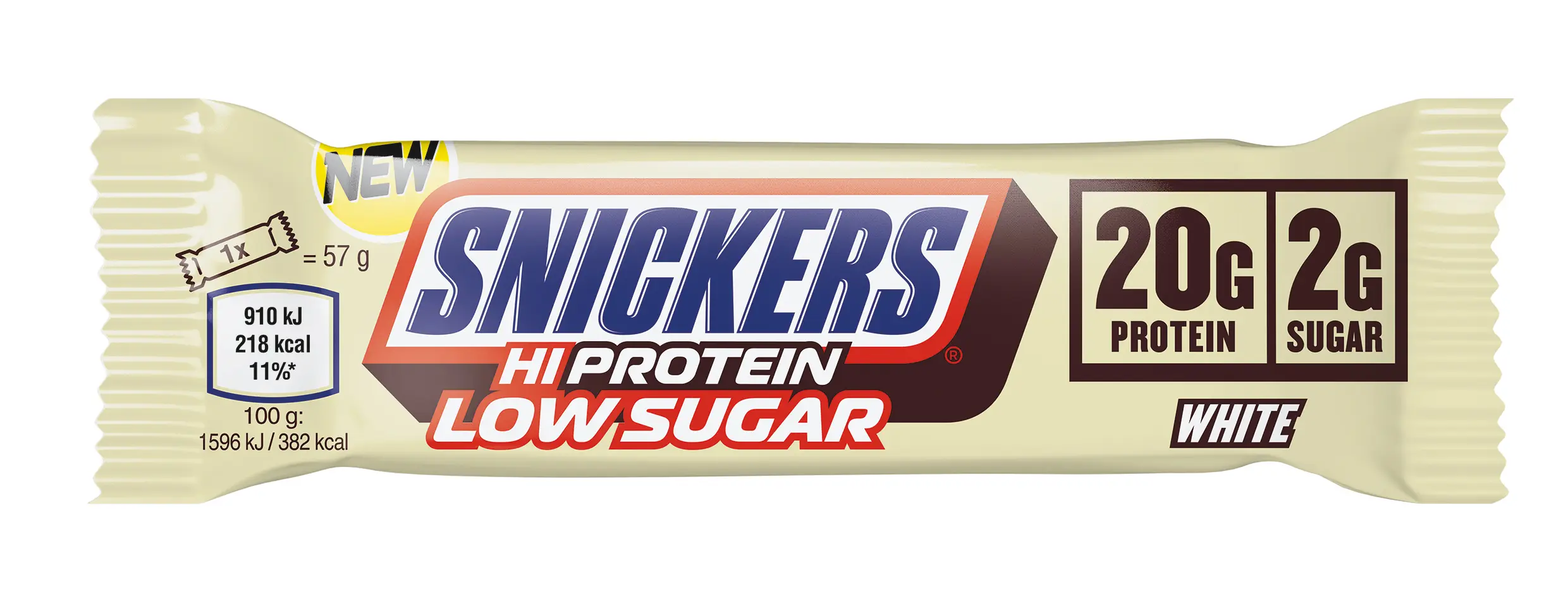 Snickers LOW SUGER High Protein Bar - White Chocolate 57 gm - view 5