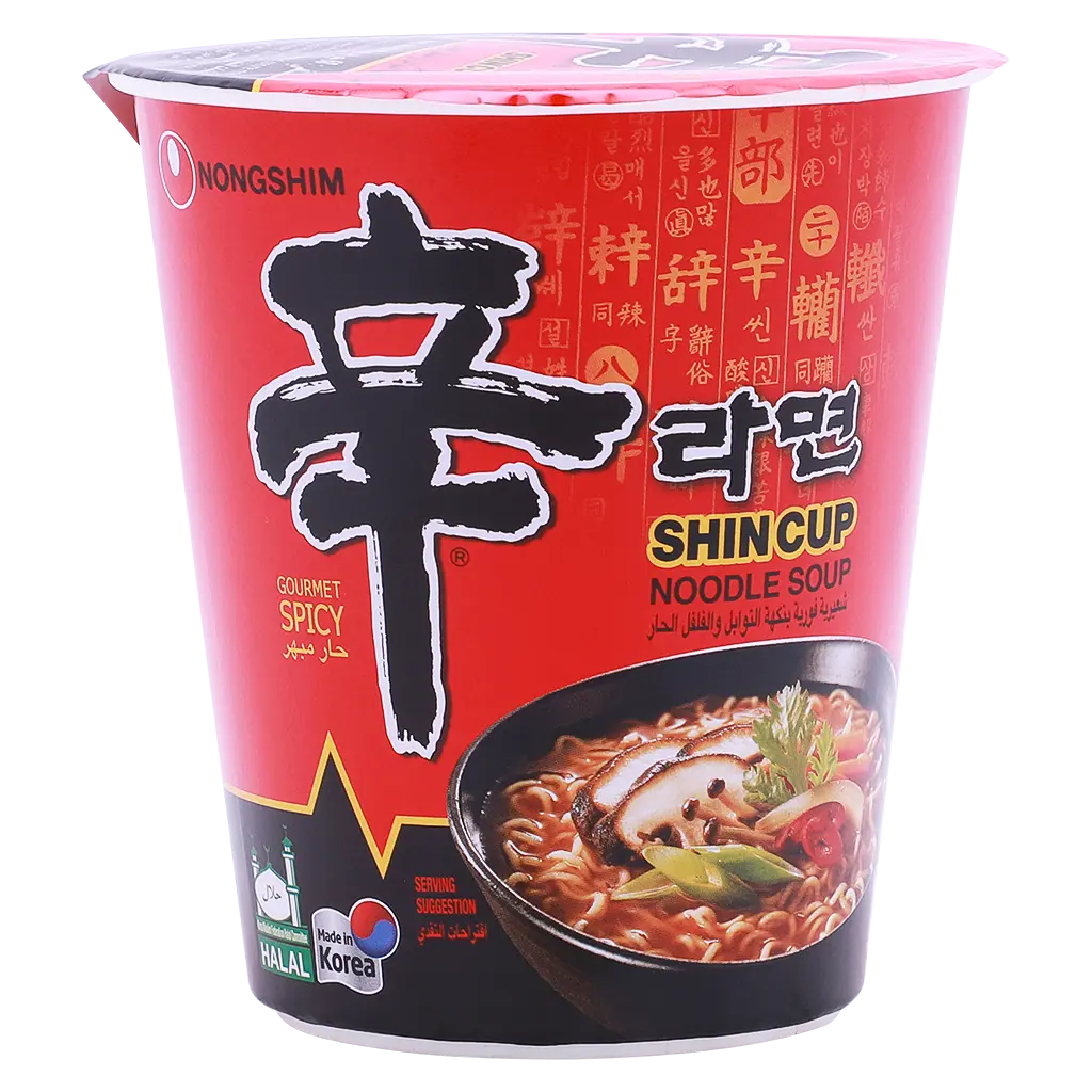 Nongshim Noodles Ramen Shin Cup 68 gm - view 2