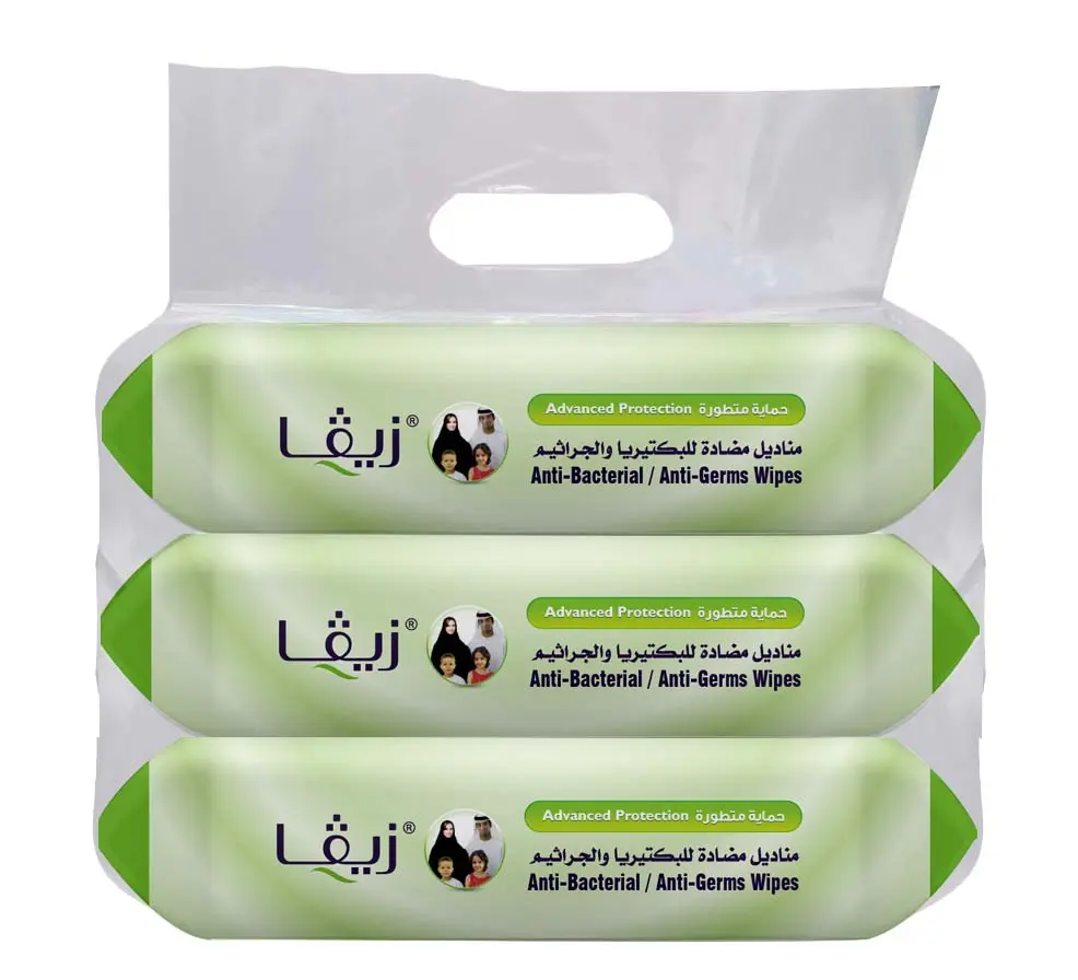 Ziva Antibacterial Multipurpose Scented Wipes 80WipesX3 - view 1