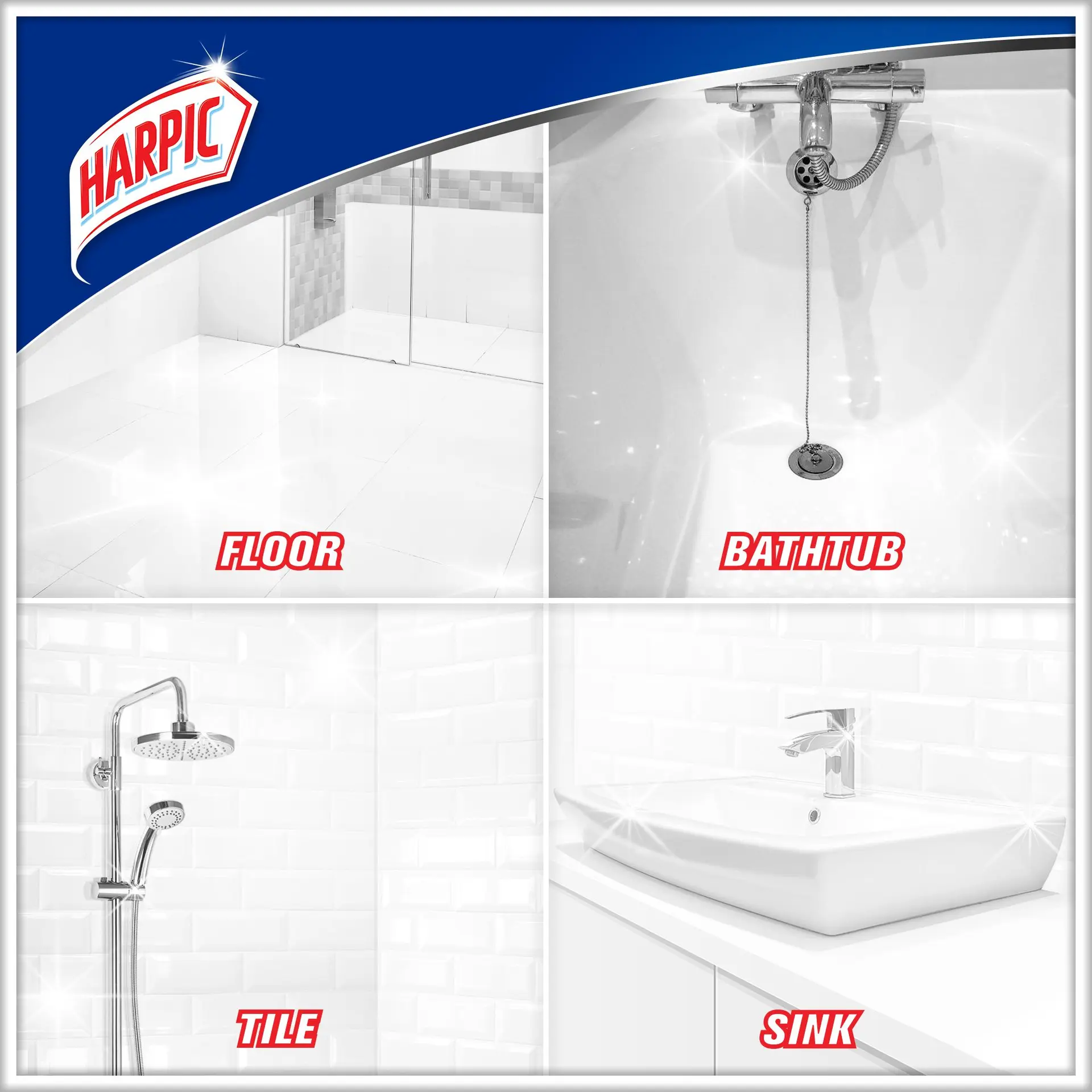 Harpic Bathroom Cleaner 500 ml  2 pcs  - view 4