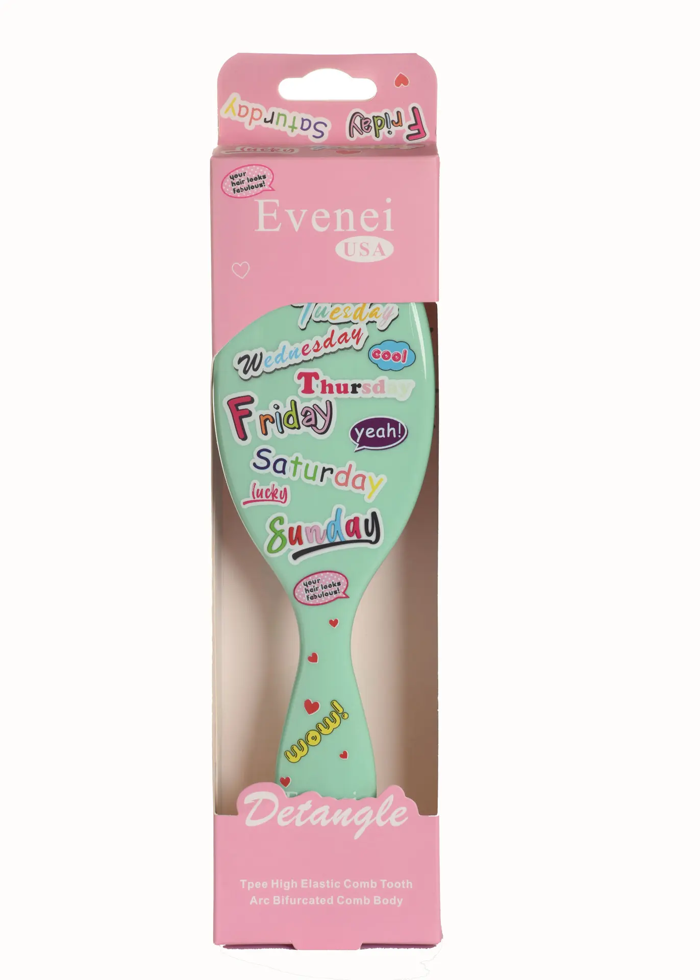 Evenei Detangling Hair Brush Multicolor  8009 - view 9