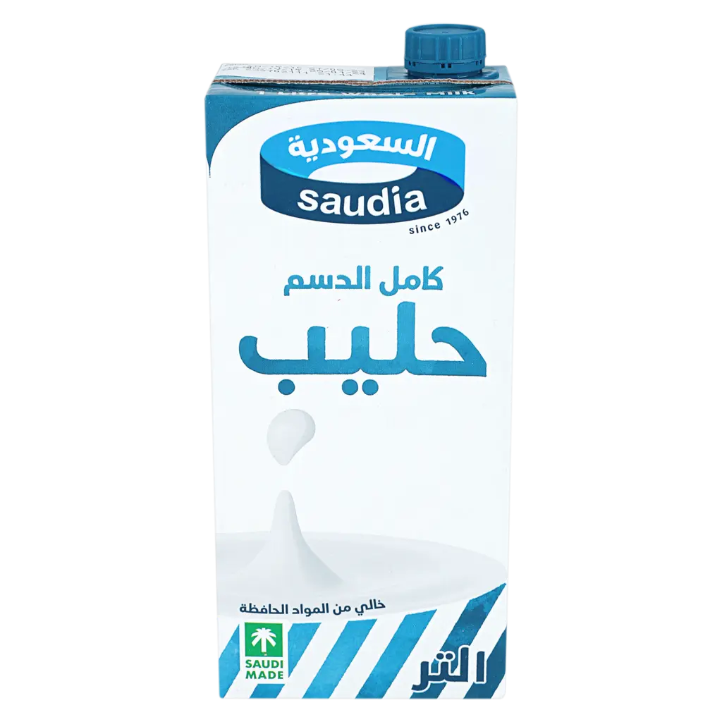 Saudia Full Fat Milk 1 L - view 2