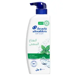 Head & Shoulders Menthol Fresh Anti Dandruff Shampoo Cools And Energizes Scalp 500 ml