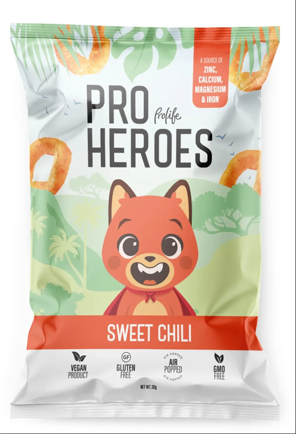 Prolife Pro Heroes Corn Rings Vitamins Sweet Chili Flavor 30 gm - view 4