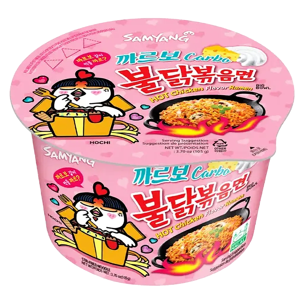 Samyang Noodles Buldak Ramen Carbonara Big Bowl 105g - view 1