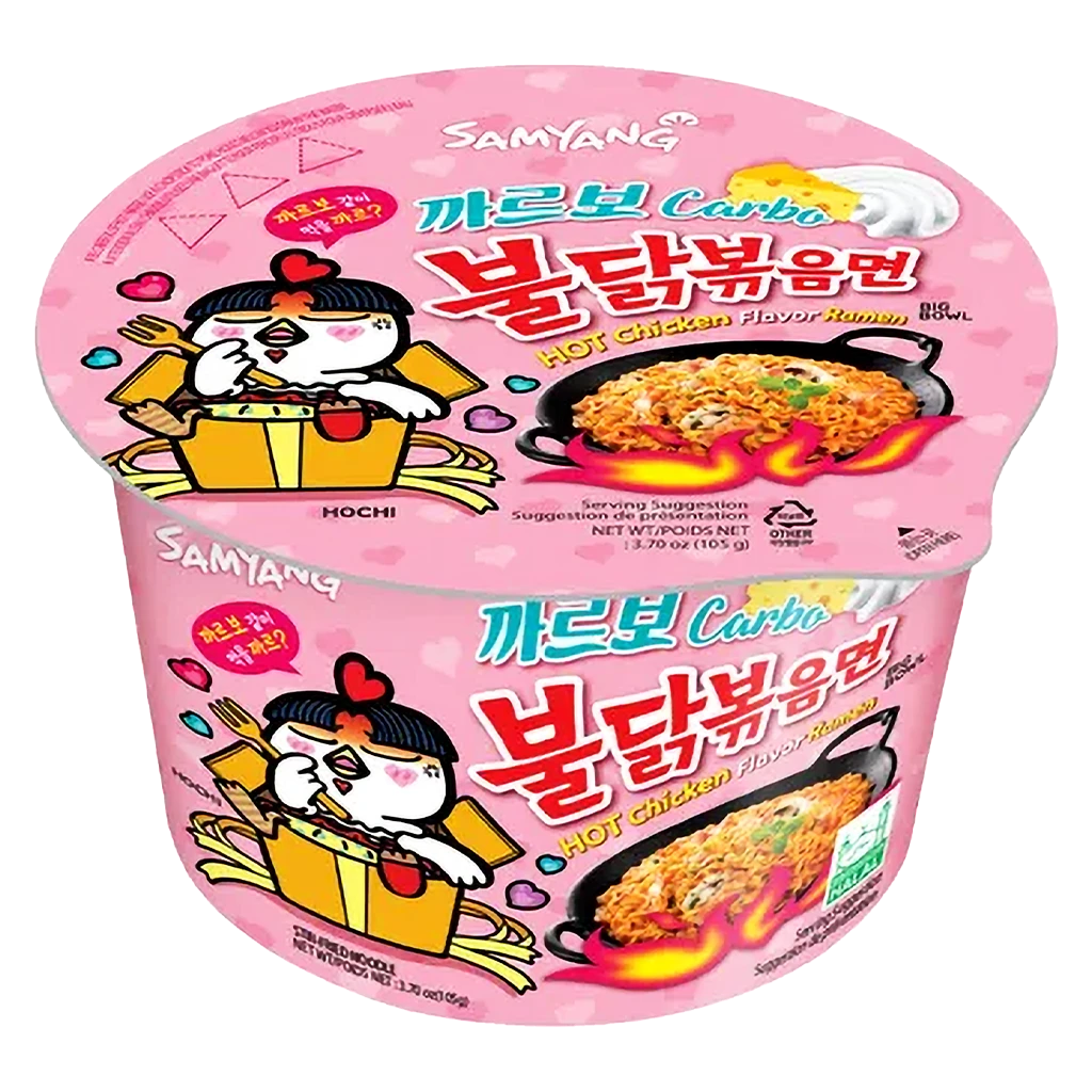 Samyang Noodles Buldak Ramen Carbonara Big Bowl 105g