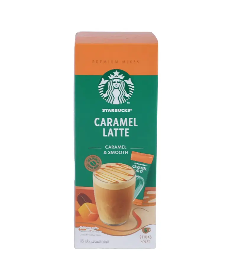 Starbucks Caramel Latte Premium Instant Coffee Mix 5 pcs 23 gm - view 1