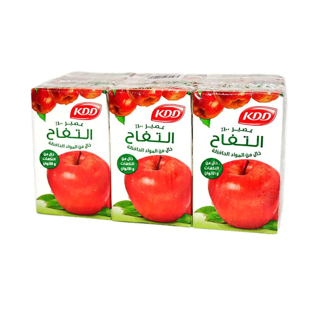 كي دي دي عصير تفاح 6 حبات 250 مل - view 1