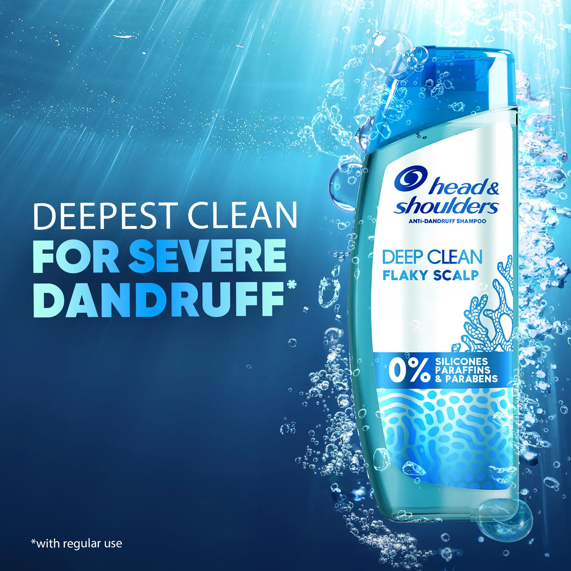 Head & Shoulders Deep Clean For Severe Flaky Scalp Anti-Dandruff  400 ml   - view 3