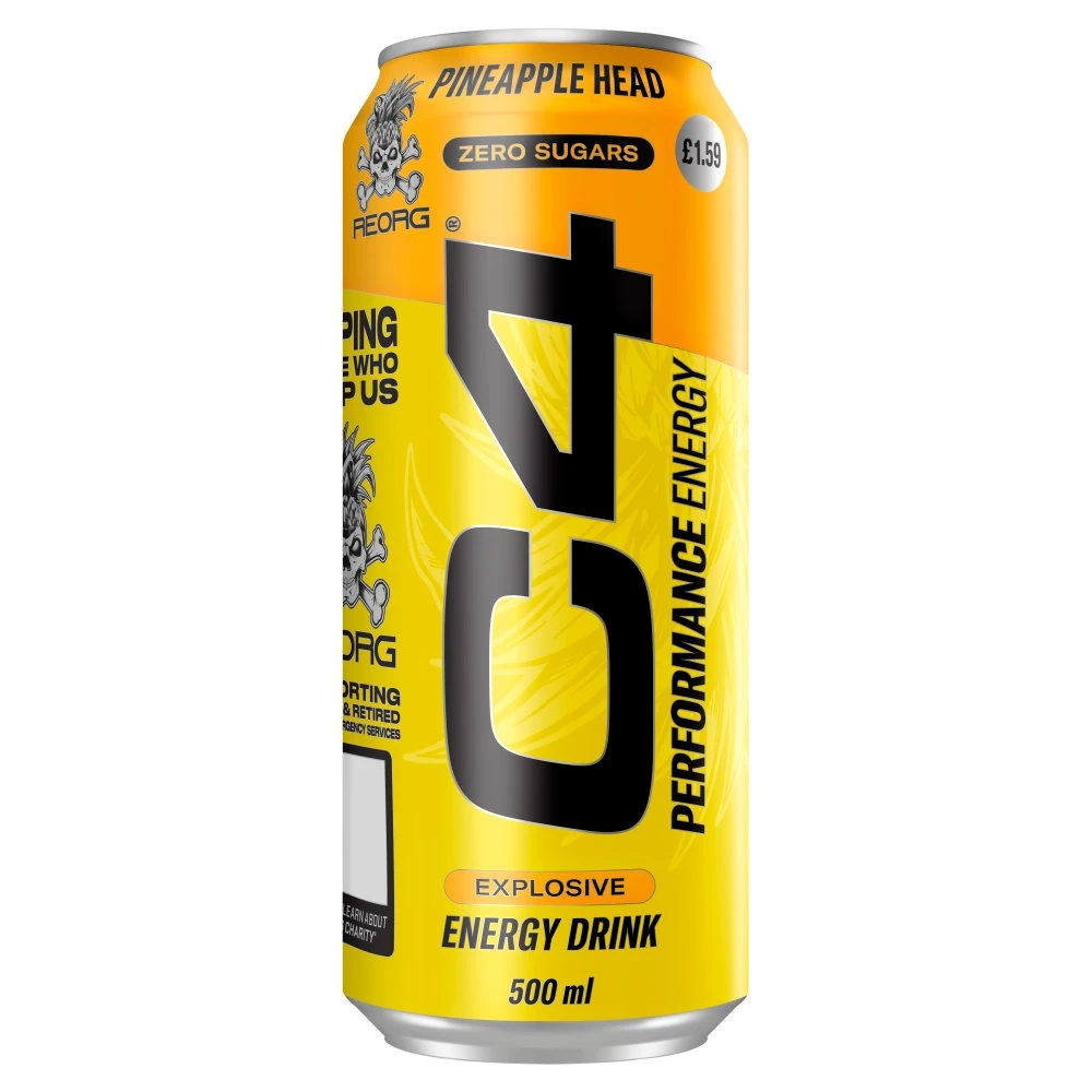 C4 Pineapple Head Zero Sugars 500 ml