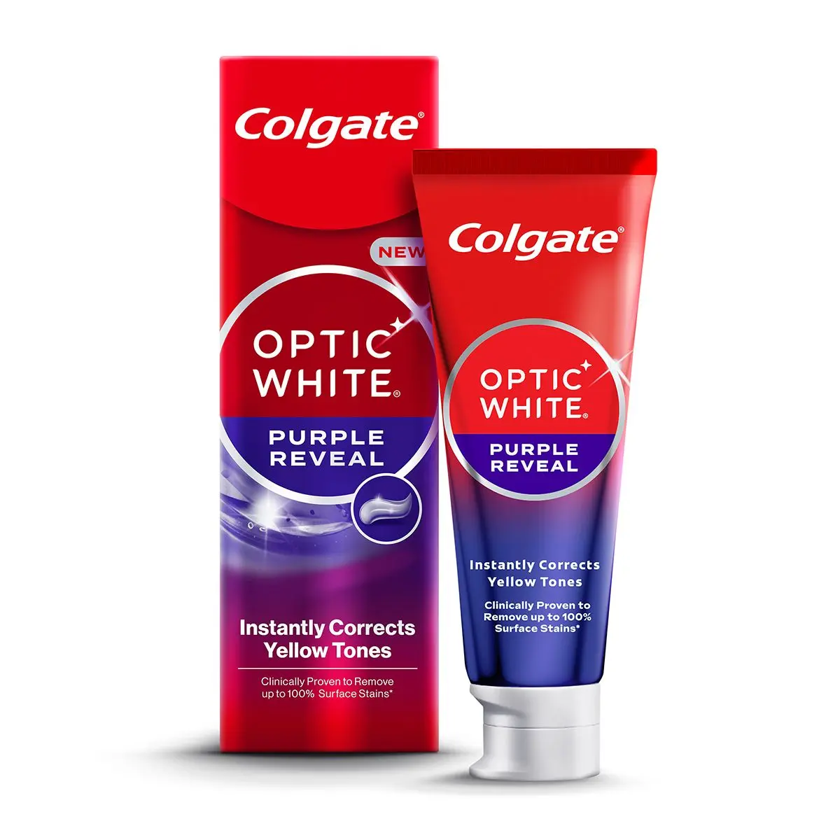 Colgate Optic White Purple Reveal Whitening Toothpaste 75 ml - view 1