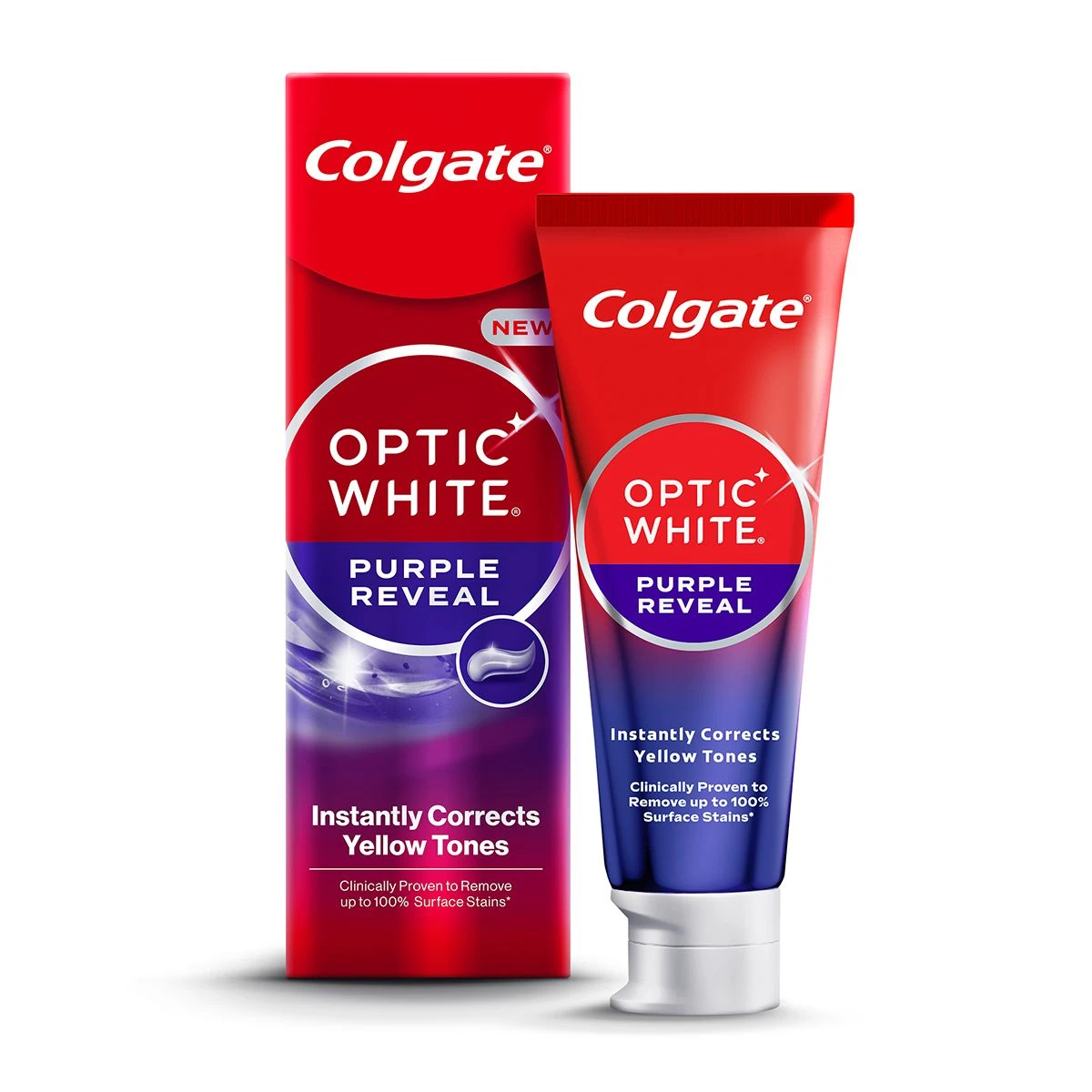 Colgate Optic White Purple Reveal Whitening Toothpaste 75 ml