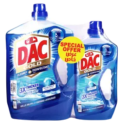 Dac Gold Disinfectant Cleaner Ocean Breeze 3L+1L