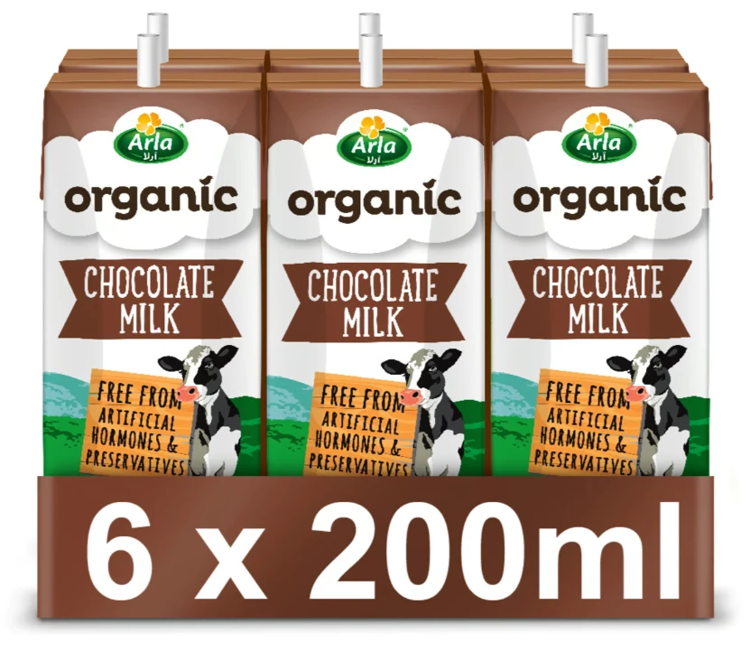Arla Organic Milk Chocolate 200MlX6