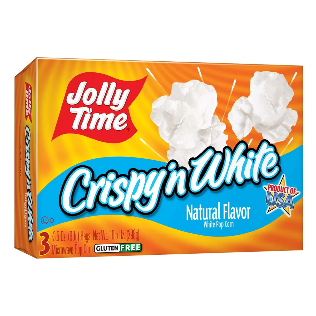 Jolly Time Crispy’N White Microwave  298 g