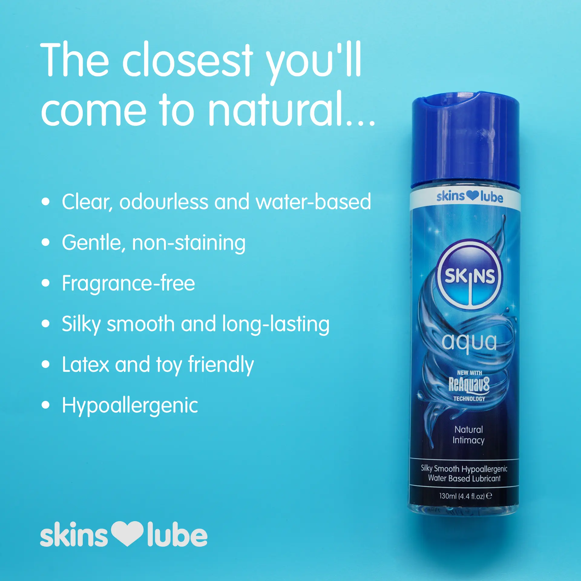 Skins Water Based Lubricants Aqua 4.4 Fl. Oz - view 2