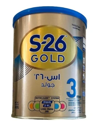 S-26 Progress Gold Milk Stage 3, From 1-3 Years 400 Gm