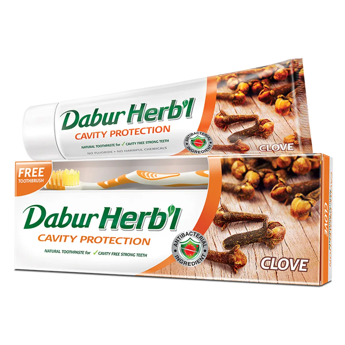 Dabur Herbal Toothpaste Clove With Toothbrush 150 gm - view 6