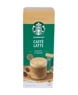 Starbucks Caffe Latte Premium Instant Coffee Mix 5 pcs 14 gm