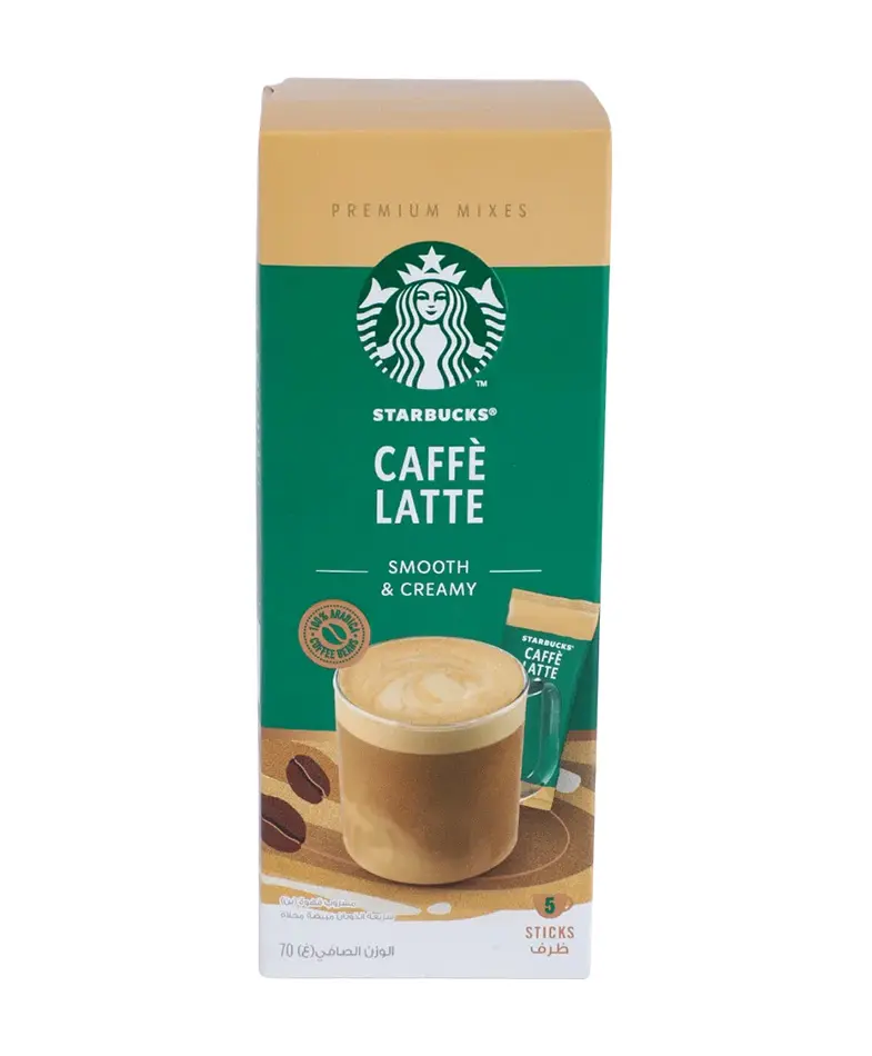 Starbucks Caffe Latte Premium Instant Coffee Mix 5 pcs 14 gm - view 1