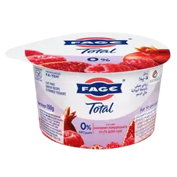 Fage Greek Yoghurt Raspberry & Pomegranate 0% Fat 150 gm