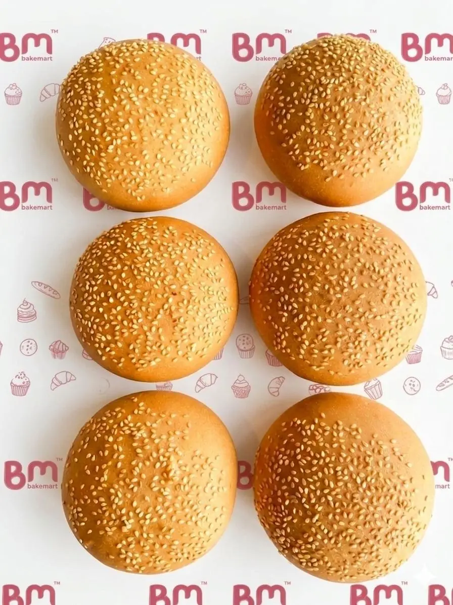 Bakemart Seasame Seeds Burger Bun 6 Pieces - view 1