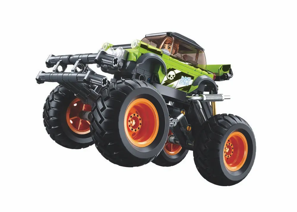 Sluban Green Off-Road Pulling Car 264 pcs - view 3