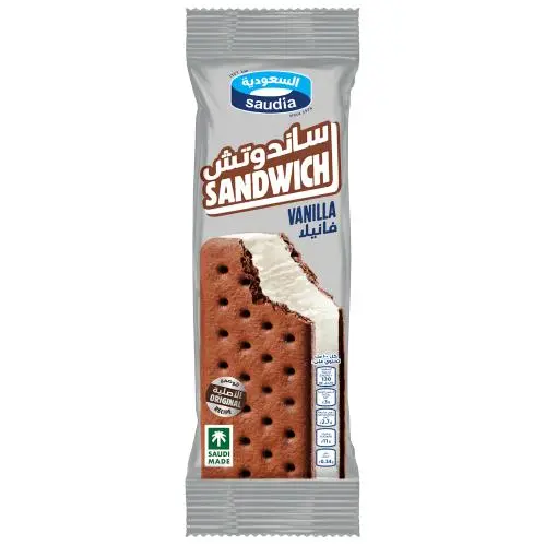 Saudia Ice Cream Vanilla Sandwich 100 ml - view 1