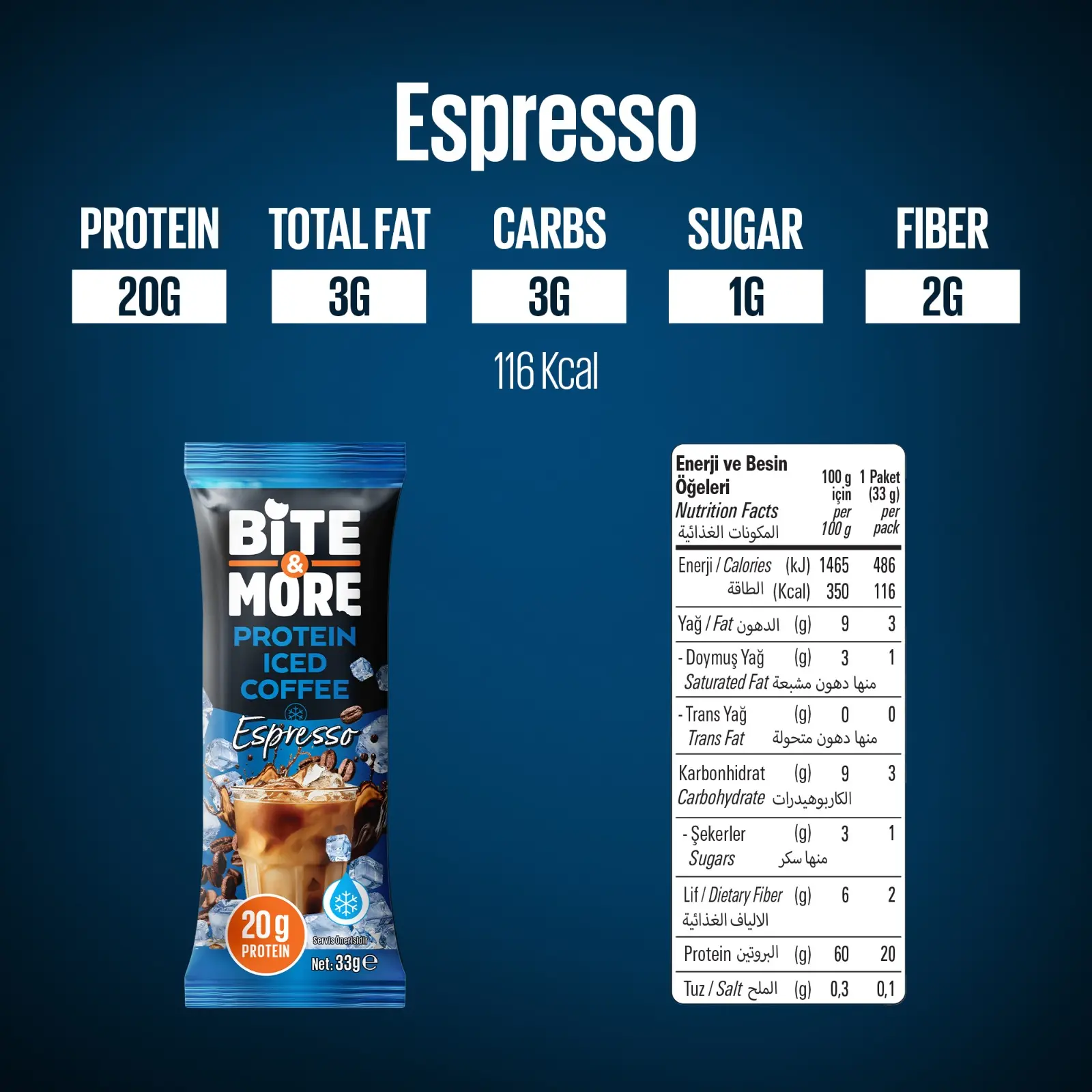 Bite And More Protein Iced Coffee Espresso - view 2