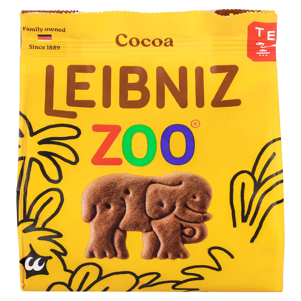 Bahlsen Leibniz Zoo Biscuit Cocoa 100 gm - view 1