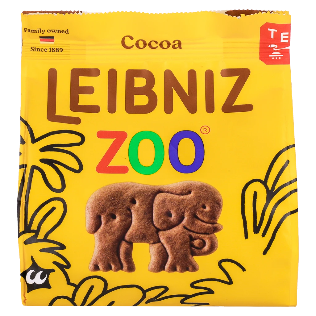 Bahlsen Leibniz Zoo Biscuit Cocoa 100 gm