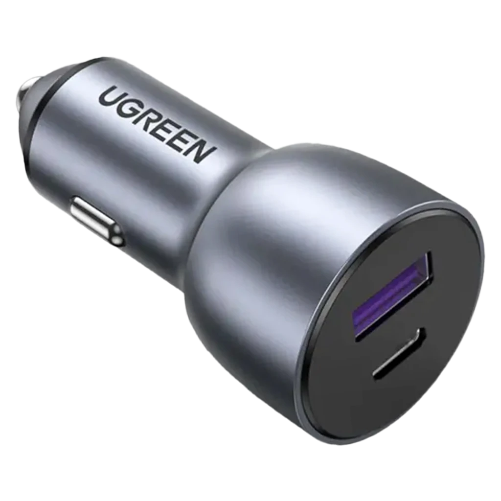 Ugreen 52.5W Car Charger Alu Case Space Grey