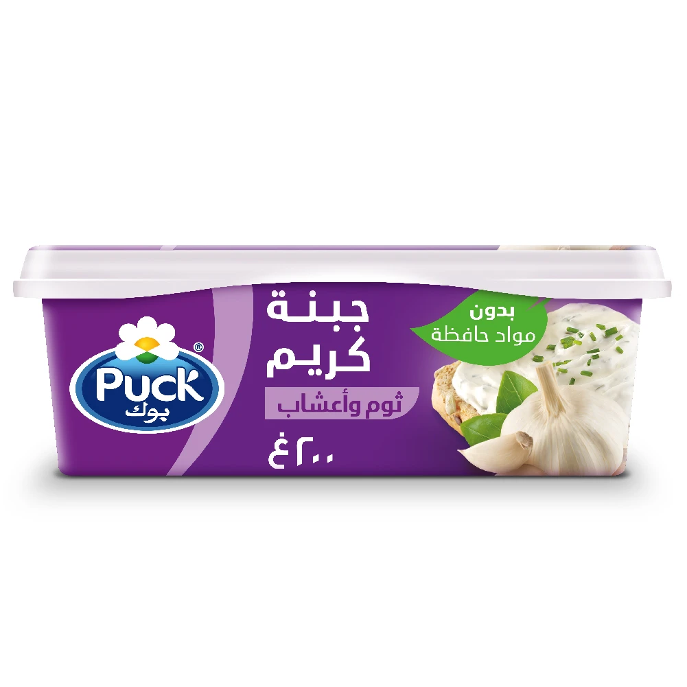 Puck Tub Garlic and Herbs Cream Cheese 200 gm