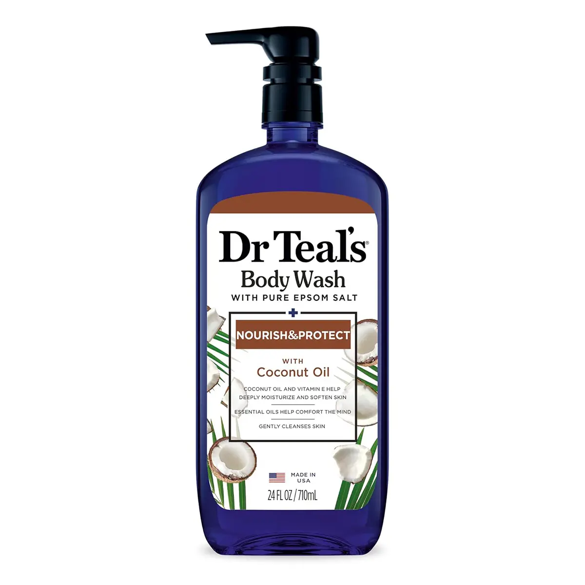 Dr Teal's Body Wash Coconut Oil Nourishing 710 ml - view 1