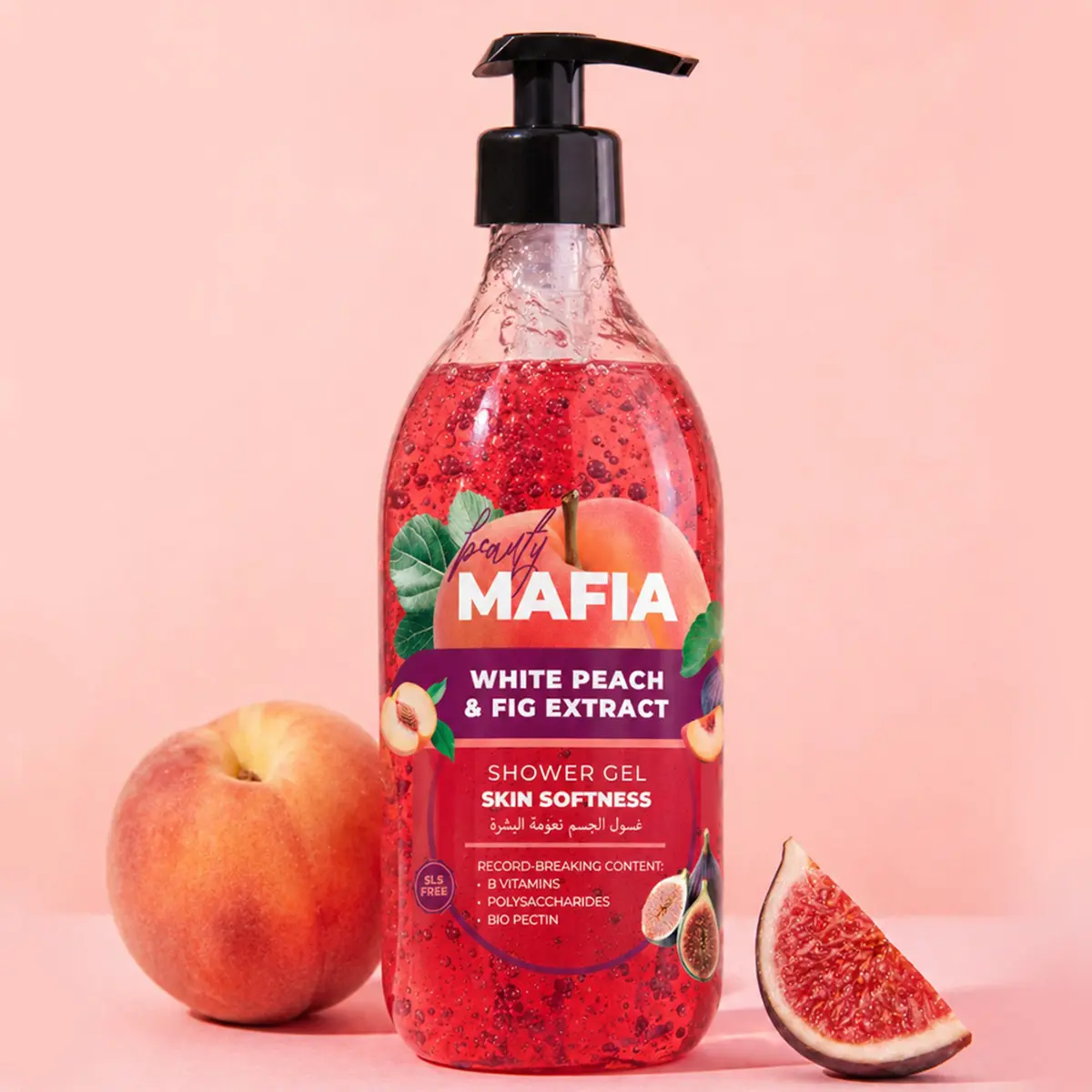 Beauty Mafia Shower Gel Skin Softness White Peach And Fig Extract 520 ml - view 2