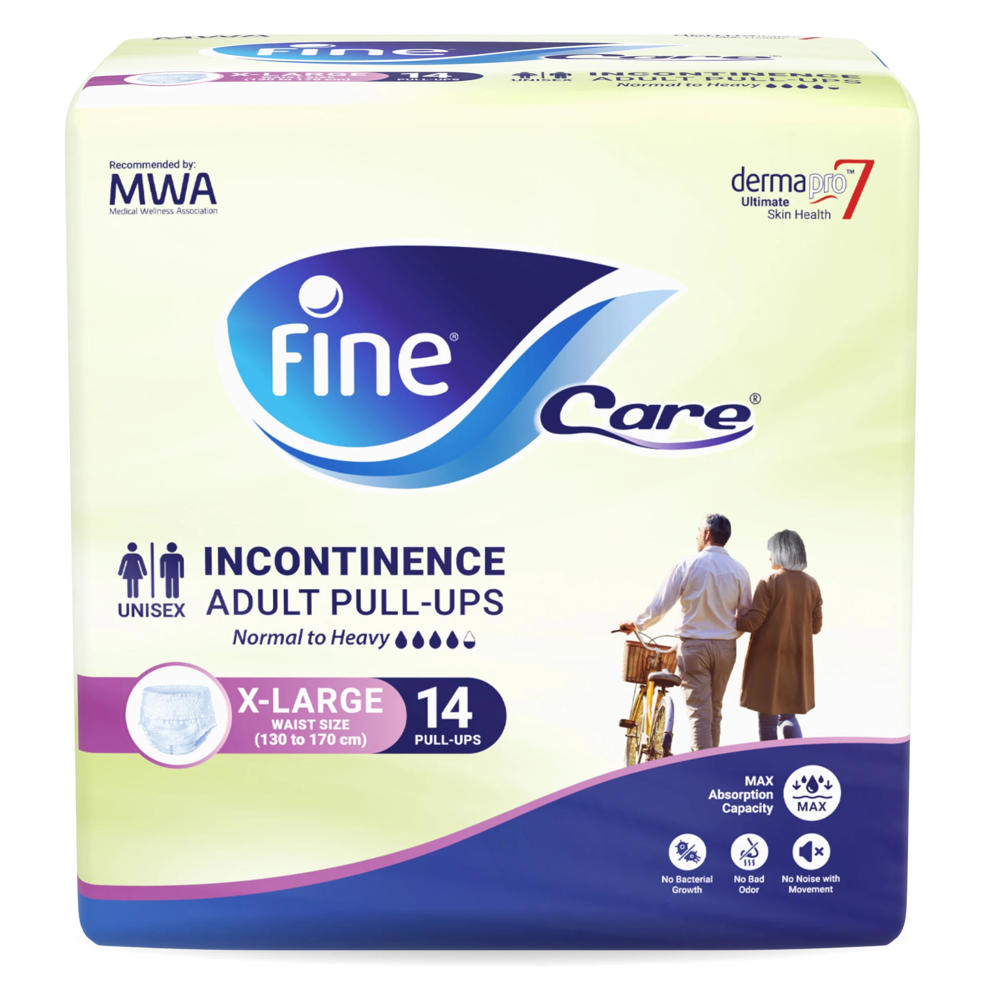 Fine Care DiapersIncontinence Adult  X large 14 Diapers