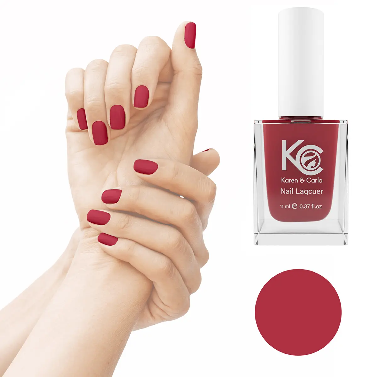Karen And Carla Nail Lacquer Berry 133 - view 2