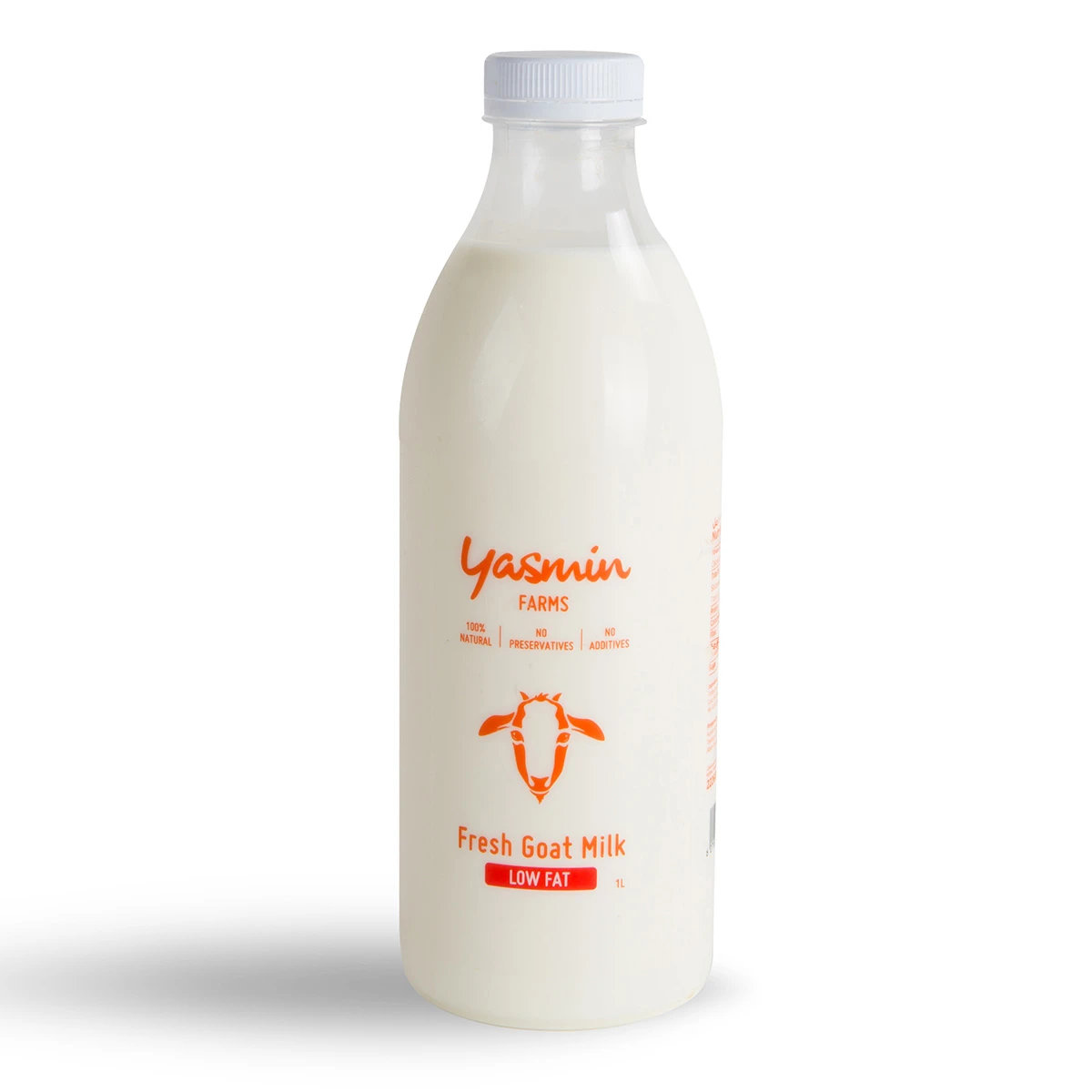 Yasmin Farms Milk Goat Low Fat Plastic Bottle 1L