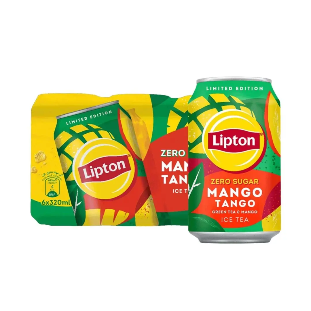 Lipton zero sugar  Mango Tango Can 6 pcs 320 ml - view 1