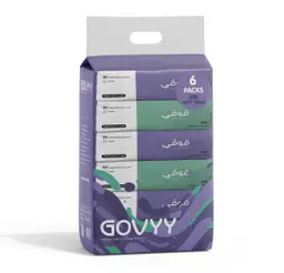Govyy Facial Tissues 3 ply 6 pcs 100 pulls