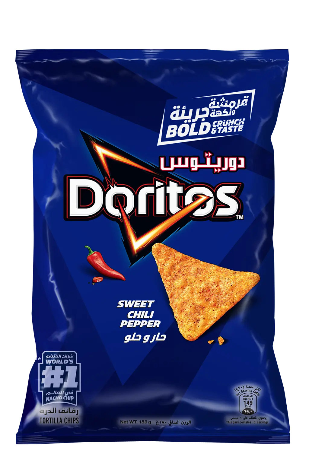 Doritos Tortilla Chips Hot & Sweet Flavour 180 gm - view 1