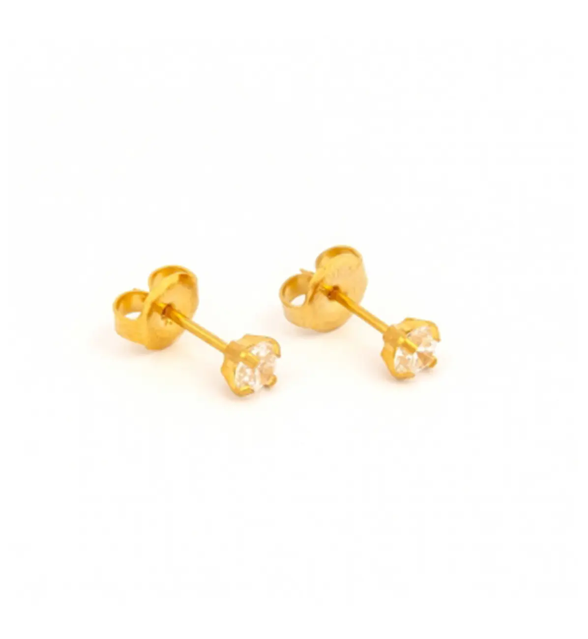 Studex 4mm Cz Tiffany Gold Plated- Ear Piercing Kit - view 2